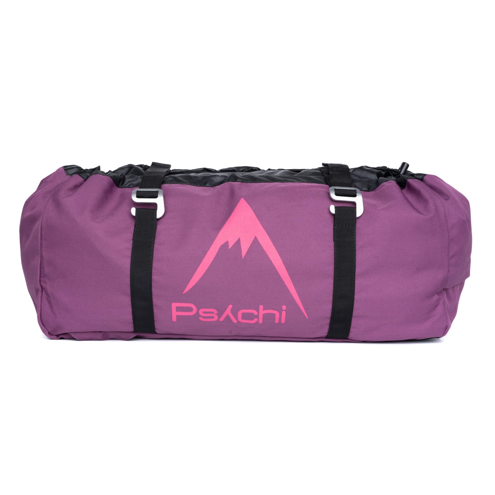 Psychi - Seiltasche zum Klettern mit Bodenplane, Schnallen und Trageriemen
