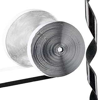 Hook and Loop Tape,1 Inchx82 Feet Hook Loop Strip,Heavy Duty Straps Interlocking Tape Sticky Back Fastener Roll,Double Sided Hook Loop Rolls,Bulk Sticky Straps Wall Hanging Strips(Types:A)