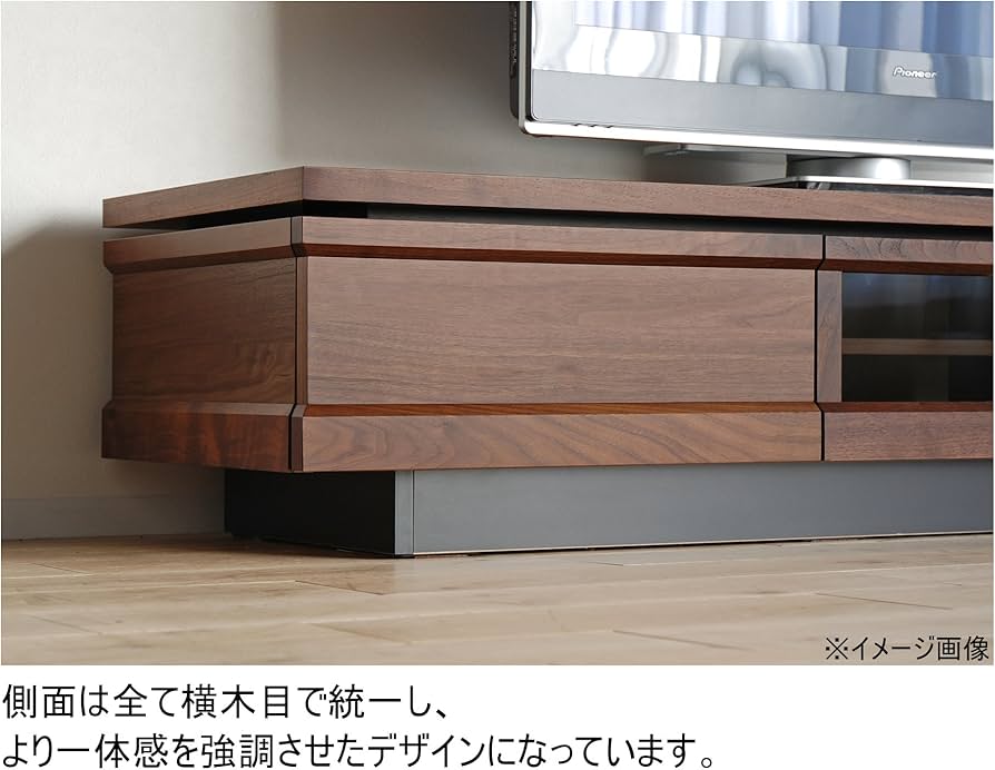 Amazon.co.jp: モリタインテリア工業 テレビ台 ブラウン 幅180×奥行45