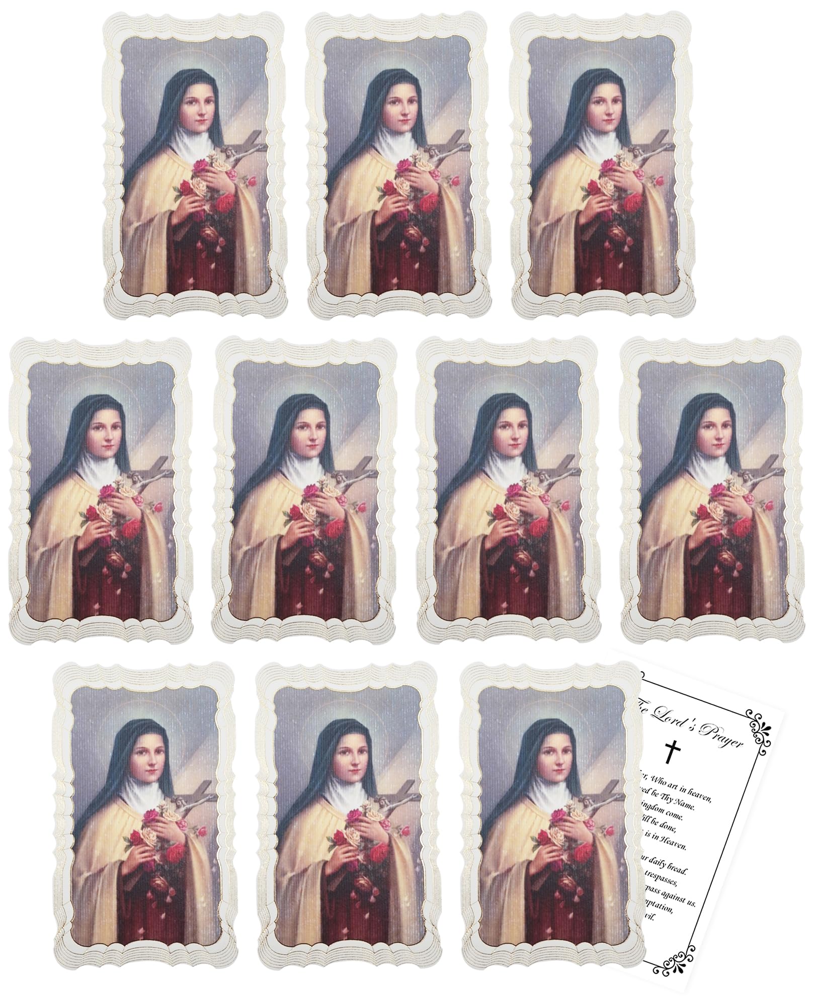 Amazon.com : Trendzeen St Therese Prayer Card - 10 Laminated