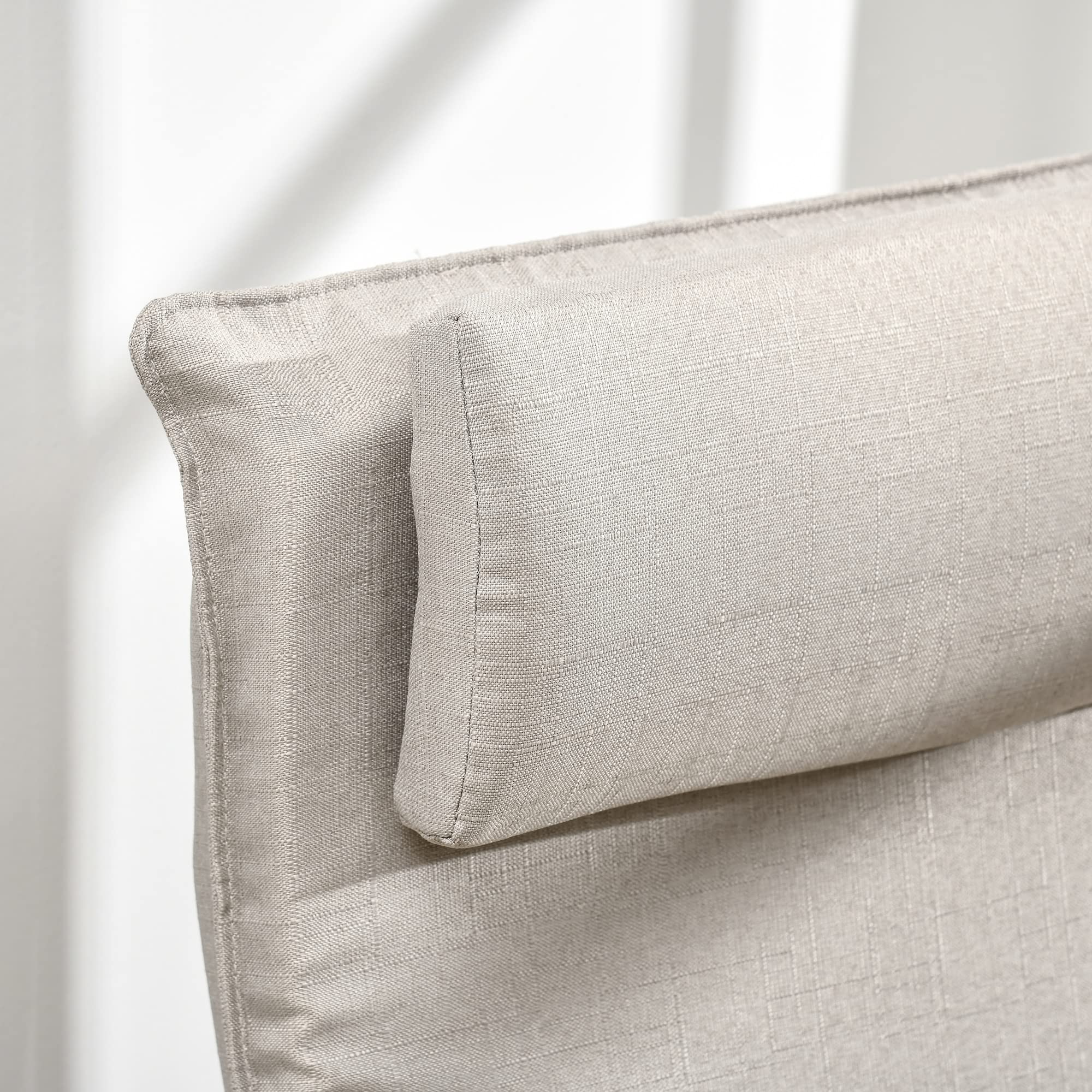 HOMCOM Poltrona Relax in Legno con Pouf Poggiapiedi e Cuscino Poggiatesta, Poltrona in Legno e Tessuto Effetto Lino, 67x78x92cm, Grigio