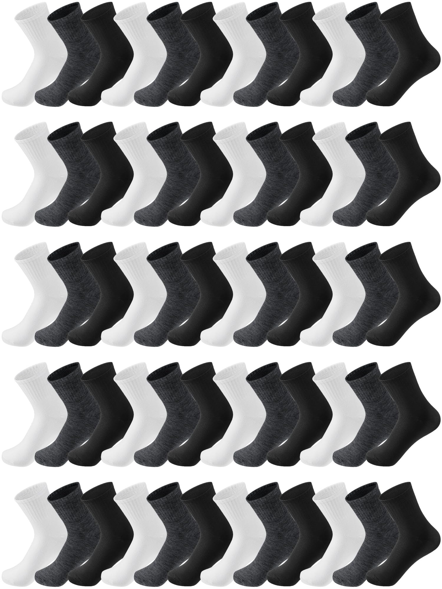 Tarpop 100 Pairs Mens Ankle Socks