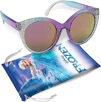 ARKAID Disney Kids Sunglasses - Ariel, Encanto, Moana, Princess & Elsa | UV Protective with Case