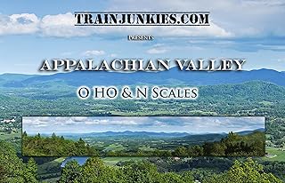 Appalachian Valley Model Railroad Backdrop (N Scale)
