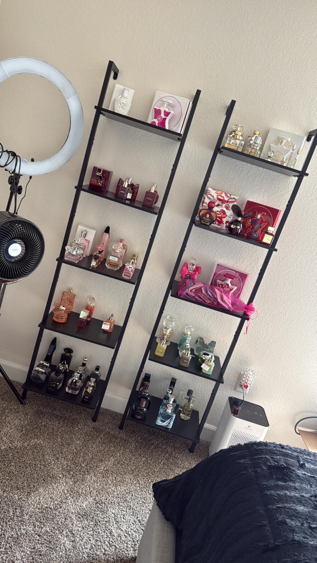 ELYKEN wall mount ladder shelf installation