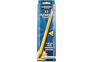 Sargent Art Jumbo Pencils - Ideal for Beginners with 12 Class Pack Option
