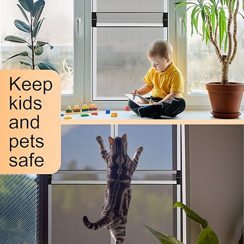 Miniatura 4 de 3 pantallas expandibles de 21.7 pulgadas de alto x 28 a 52 pulgadas de ancho, grandes pantallas ajustables con marco de aluminio, pantalla de