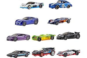 Bulk Pack: Thrilling Collection of 10 Hot Wheels Toy Race Cars