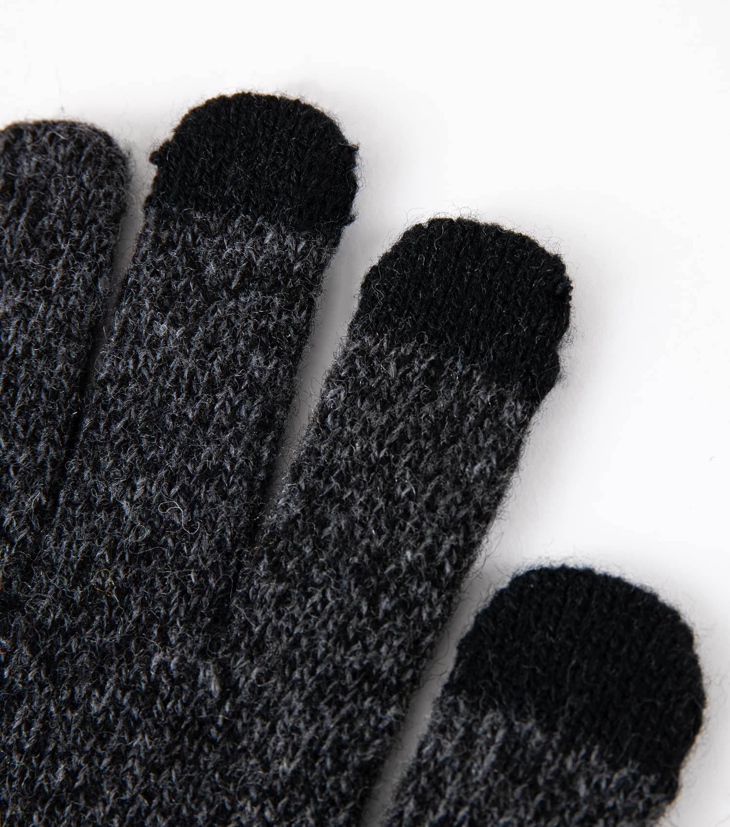 Lallier Juego de 3 gorros de lana para hombre, bufanda, guantes con pantalla táctil, gorro cálido de invierno, gorro de calavera, bufanda, juego de guantes térmicos para hombre