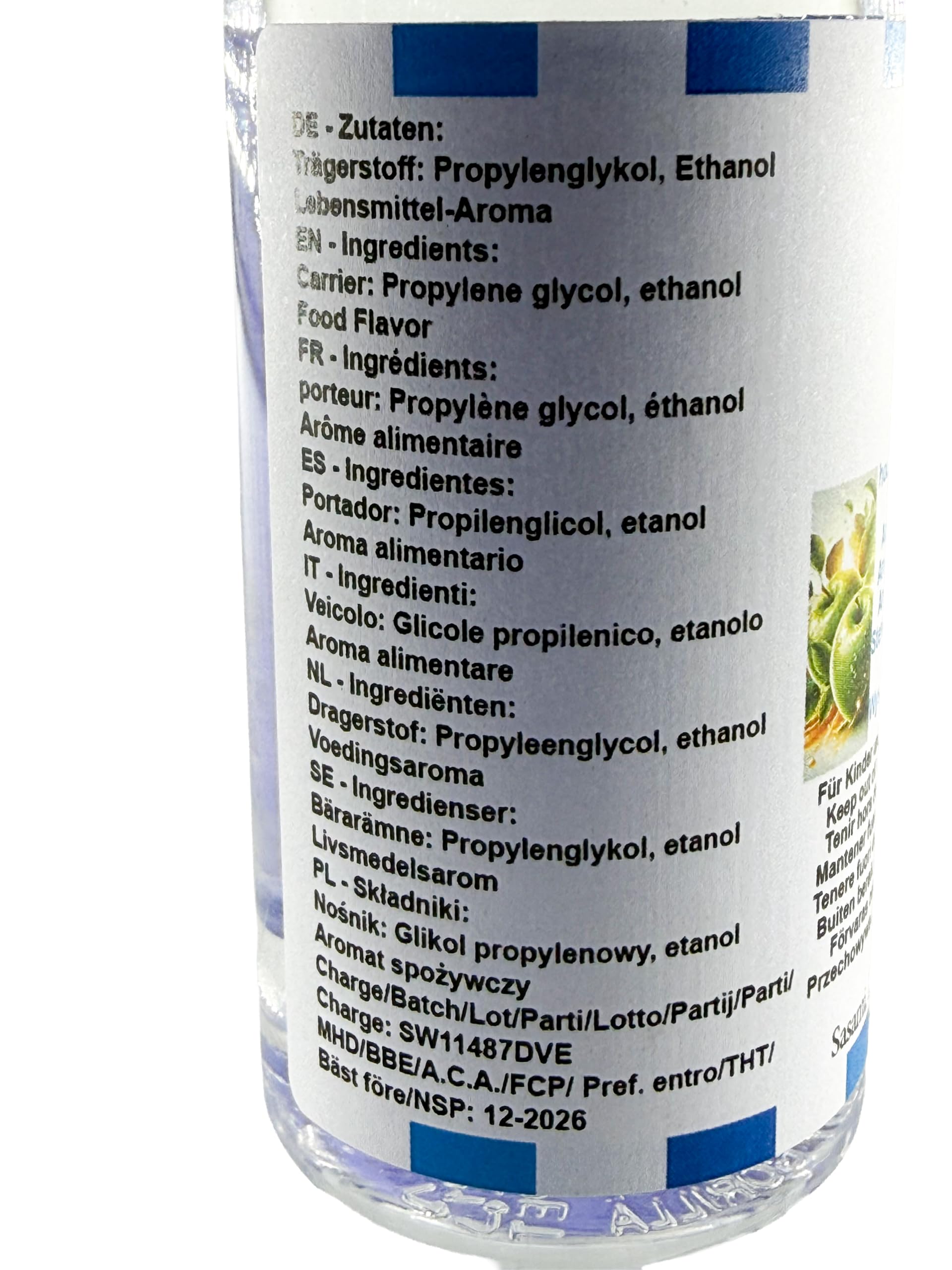 Aroma concentrato mela Granny Smith - vegano - Sasami - 100ml