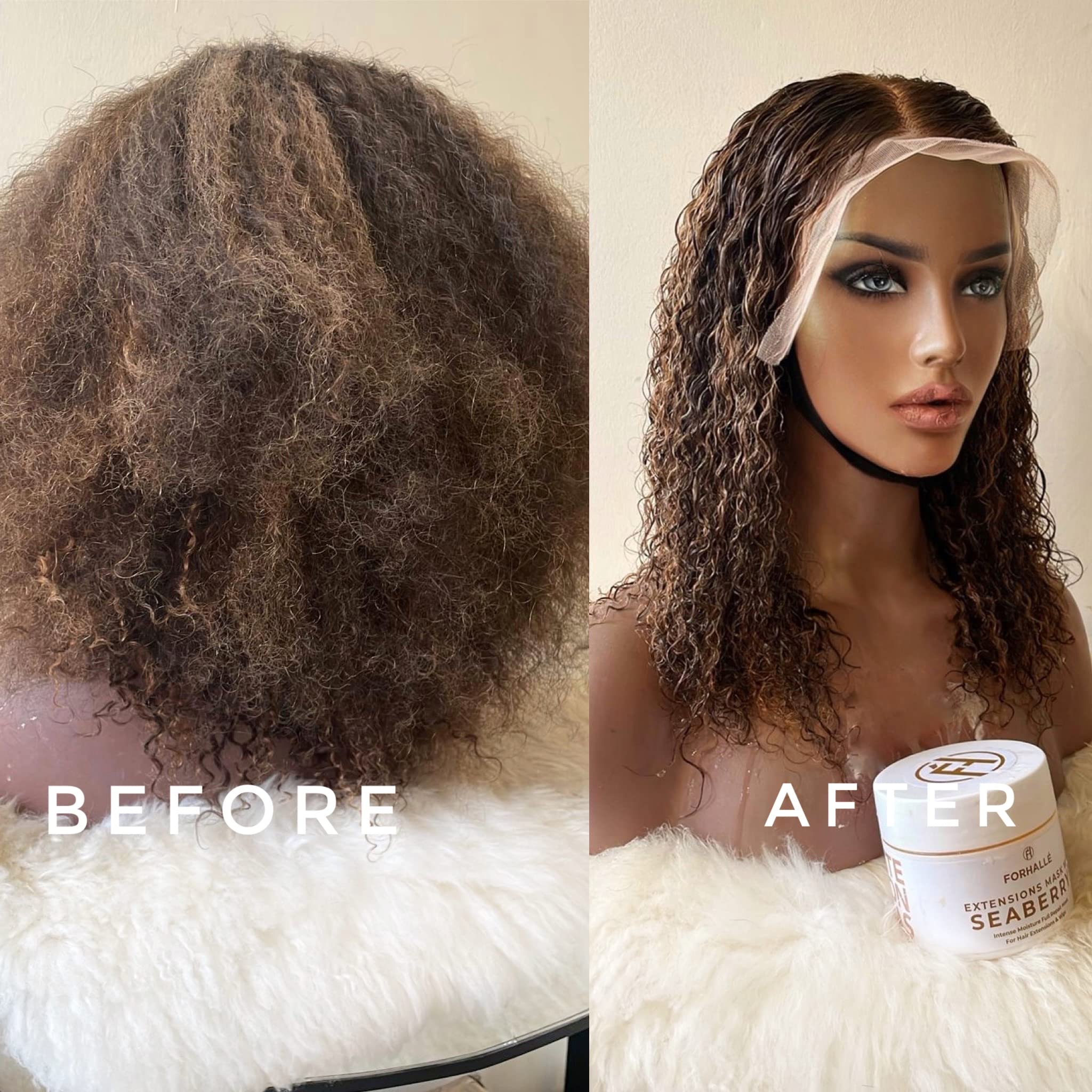 The Dream Duo by Forhalle – Máscara de María y Aceite Maravilla – 6 – 1 Tratamiento – Hidratación extra para reparar y rescatar para la reparación dañada Anti-Frizz Humedad y Nutrición
