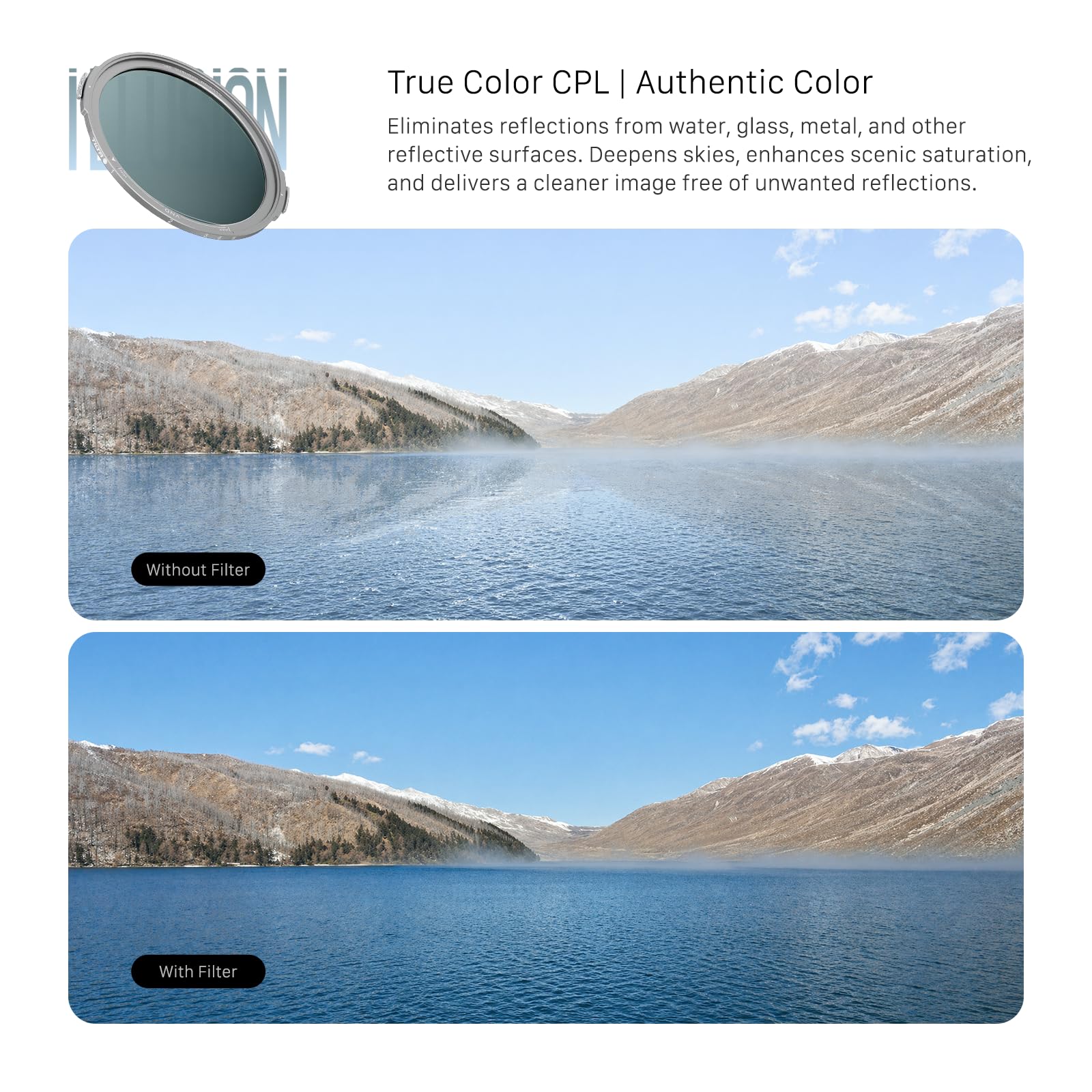 Tilta Kit Creatore di Filtri Magnetici Illusion, Filtro Polarizzatore Circolare con Adattatore VND, Anelli Adattatori da 77 mm/82 mm, Coperture Protettive TF-MFK-A