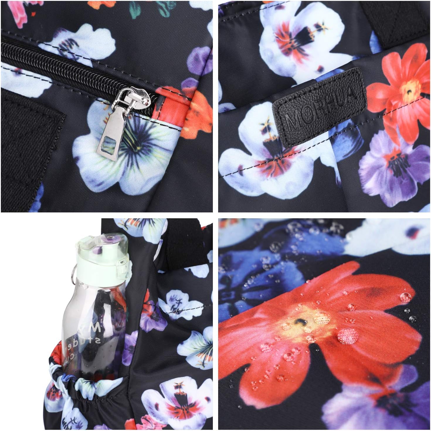 Water Resistant Multi Pockets Large Lightweight Tote Bag Shoulder Bag Waterproof Handbags