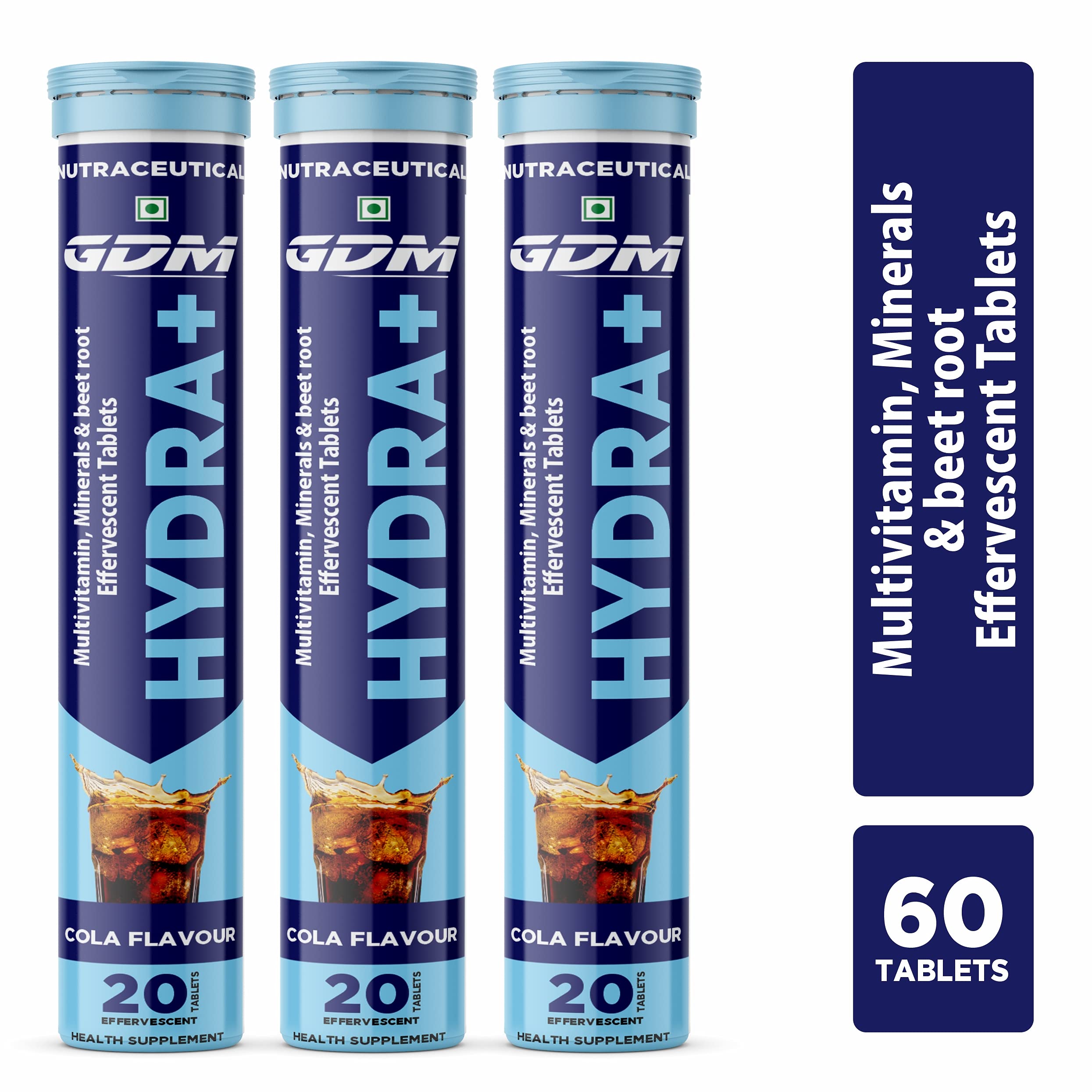 Buy HYDRA + (ELECTROLYTES, ANTIOXIDANTS & CARBOHYDRATE) EFFERSVESCENT S