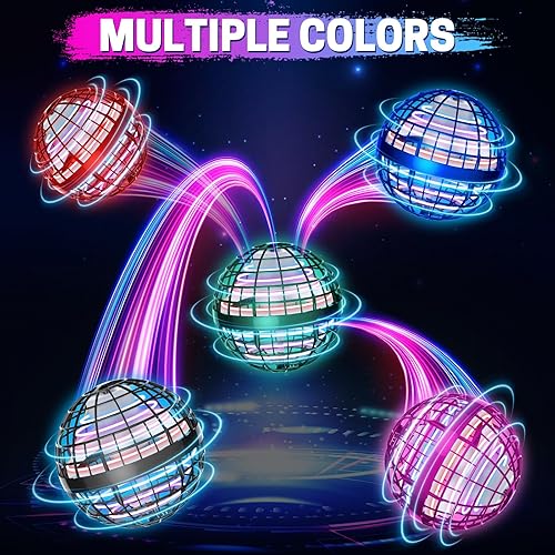 Vista 21 de Bola de orbe voladora 2023 mejorada con globo cósmico mágico controlado a mano, bola flotante de boomerang para niños, niñas y adultos, regalo