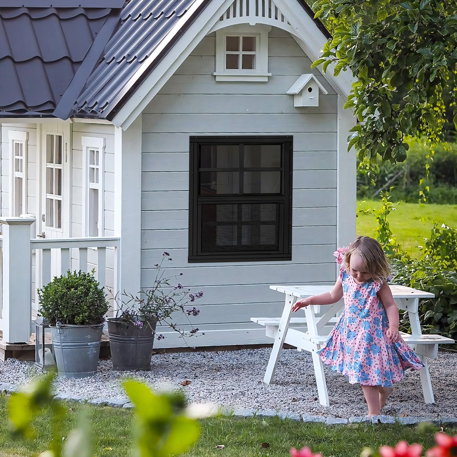 Patio Windows for Shed and Porch Enclosures: 5 Picks (2026) 2 Shed windows 24 x 36 black 2 pack - product photo