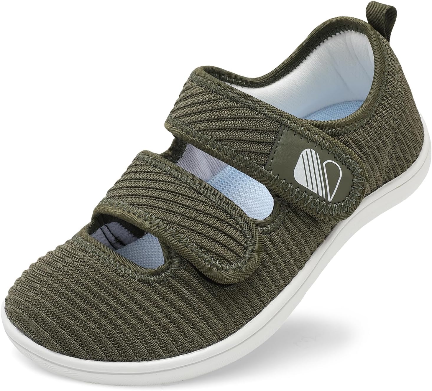 Besroad Womens Walking Shoes Wide Diabetic Shoes Adjustable Barefoot Casual Sneakers Breathable Zero Drop Arthritis Edema Sneakers Indoor Outdoor