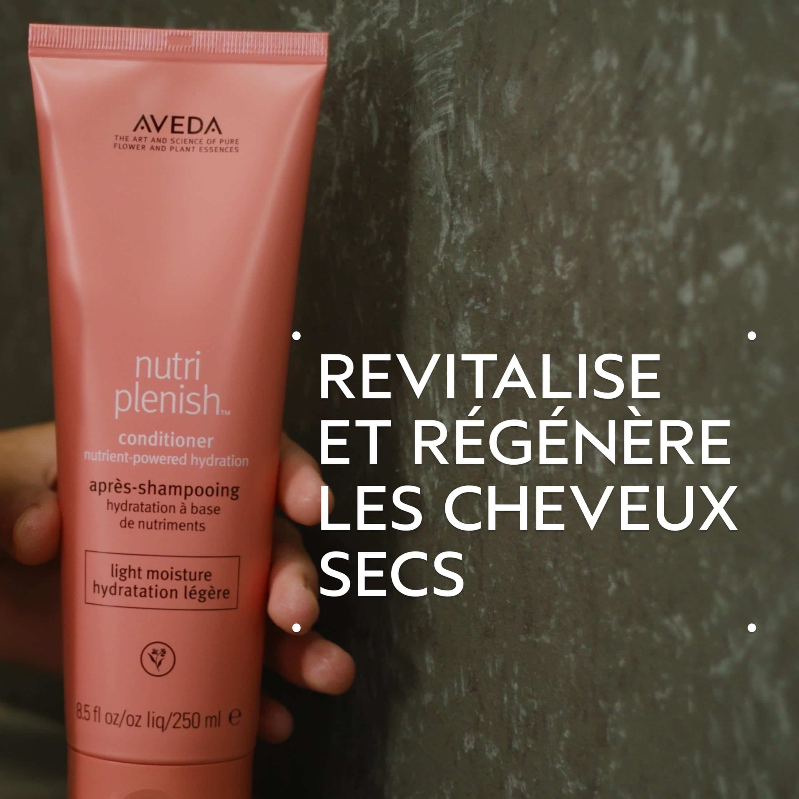 Aveda Nutriplenish Après-shampooing Hydratation légère | Soin cheveux secs aux superaliments | Huile de grenade biologique, huile de coco, beurre de mangue