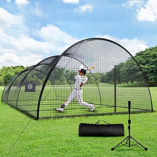 Batting Cage Batting Cages for Backyard,30X13X9FT Baseball Batting Cage Baseball Cage Portable Softball Batting Cages with Target and Carry Bag