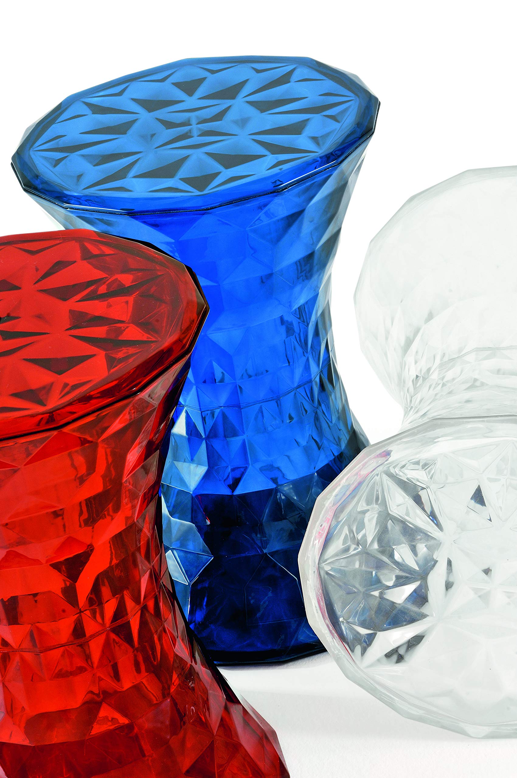 Kartell SFCH-K8800-SB Stool STONE Stool, φ11.8 inches (30/45 cm