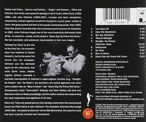 Miniatura 2 de The Best of Miles Davis  John Coltrane 1955-1961