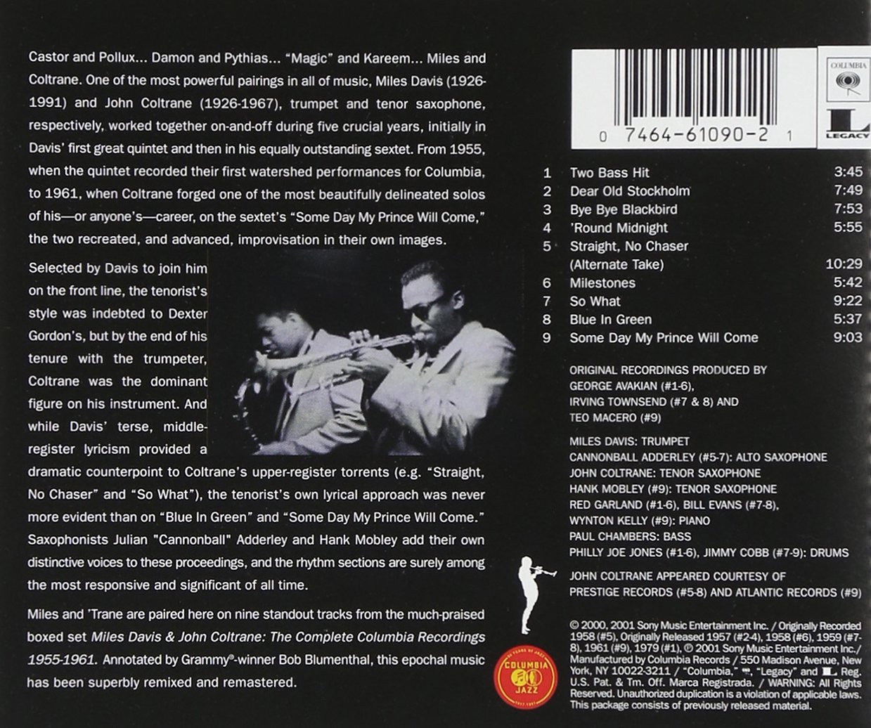 Best Of Miles Davis & John Coltrane