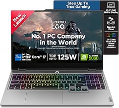 Lenovo LOQ, Intel Core i7 14th Gen 14700HX, NVIDIA RTX 5060 8GB, 16GB RAM, 1TB SSD, 15.6"(39.6cm), 144Hz, Windows 11, Office 2024, Grey, 2.4Kg, 83JE00U5IN, 572 AI Tops, 3 Mon. Game Pass Gaming Laptop