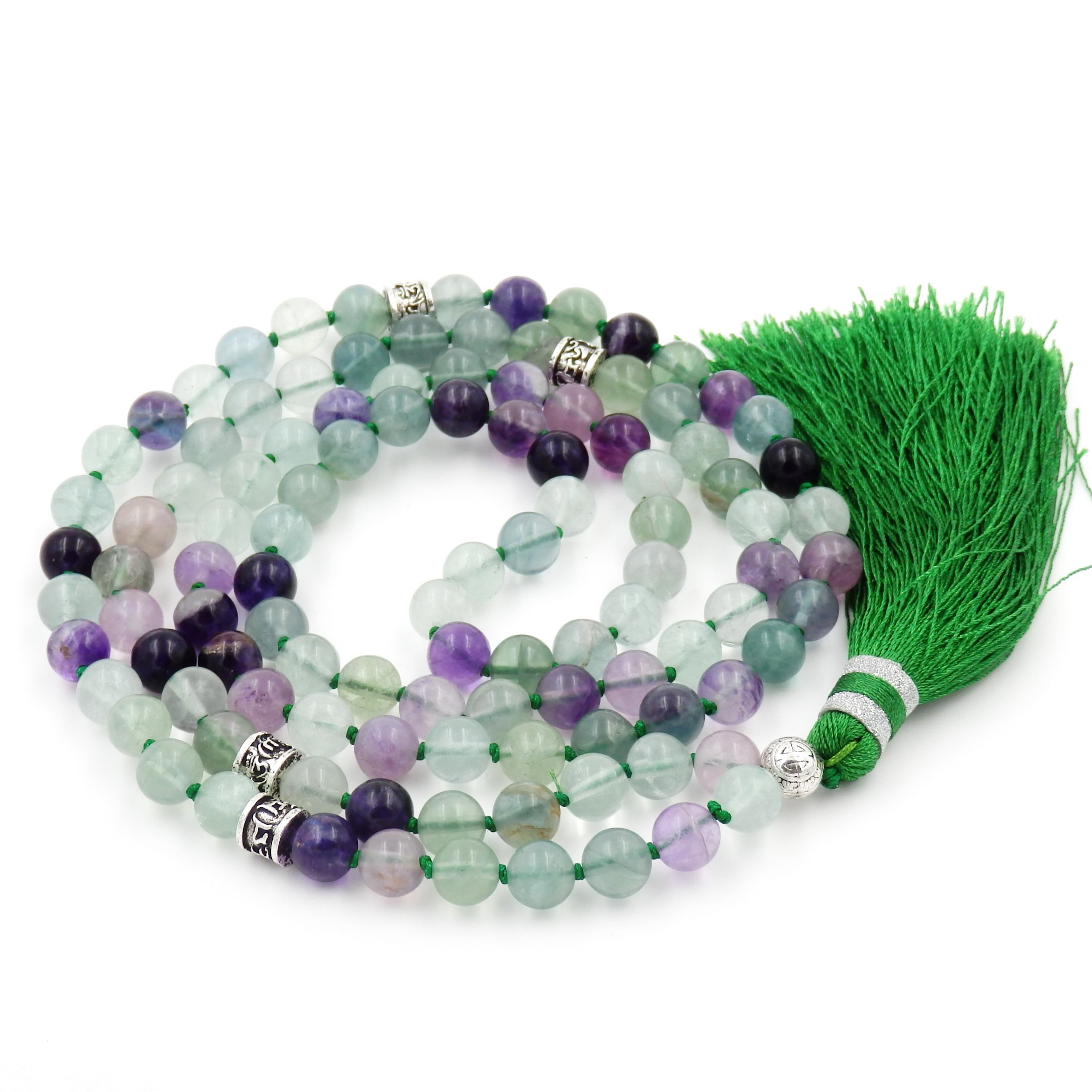 Fukugems Mala tibetano 108 perline collana uomo donna Mala bracciale meditazione buddista