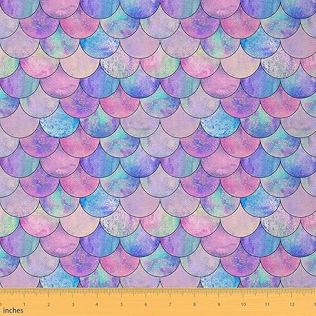 Mermaid Skin Fabric: A Mystical Underwater Tapestry for Artistic Creations