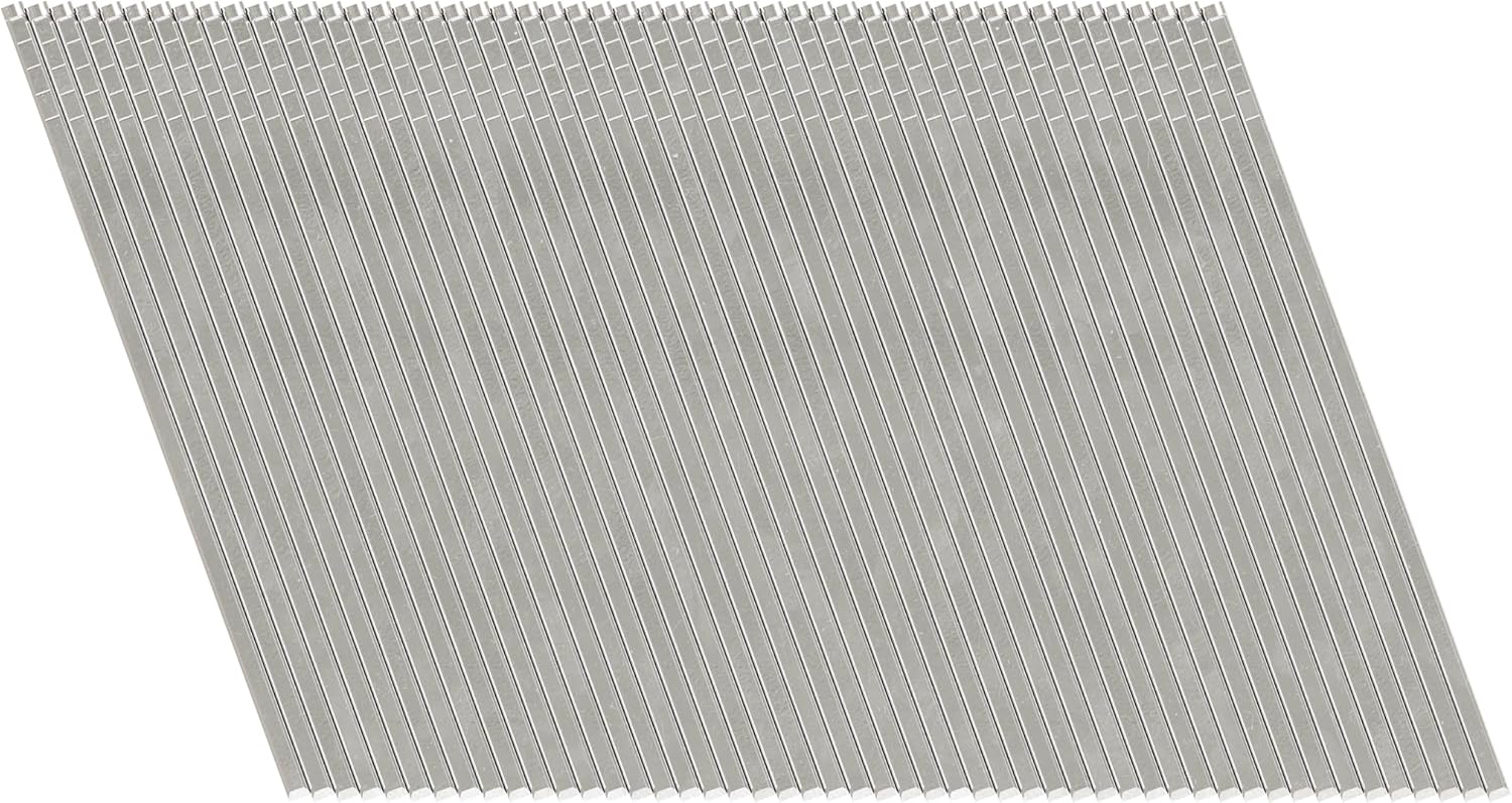 Simpson Strong-Tie T16N250PFB 20 Angle, Adhesive Collation, T-Style Head, 16-Gauge Finishing Nail 2-1/2 in. Type 316 (500-Qty)