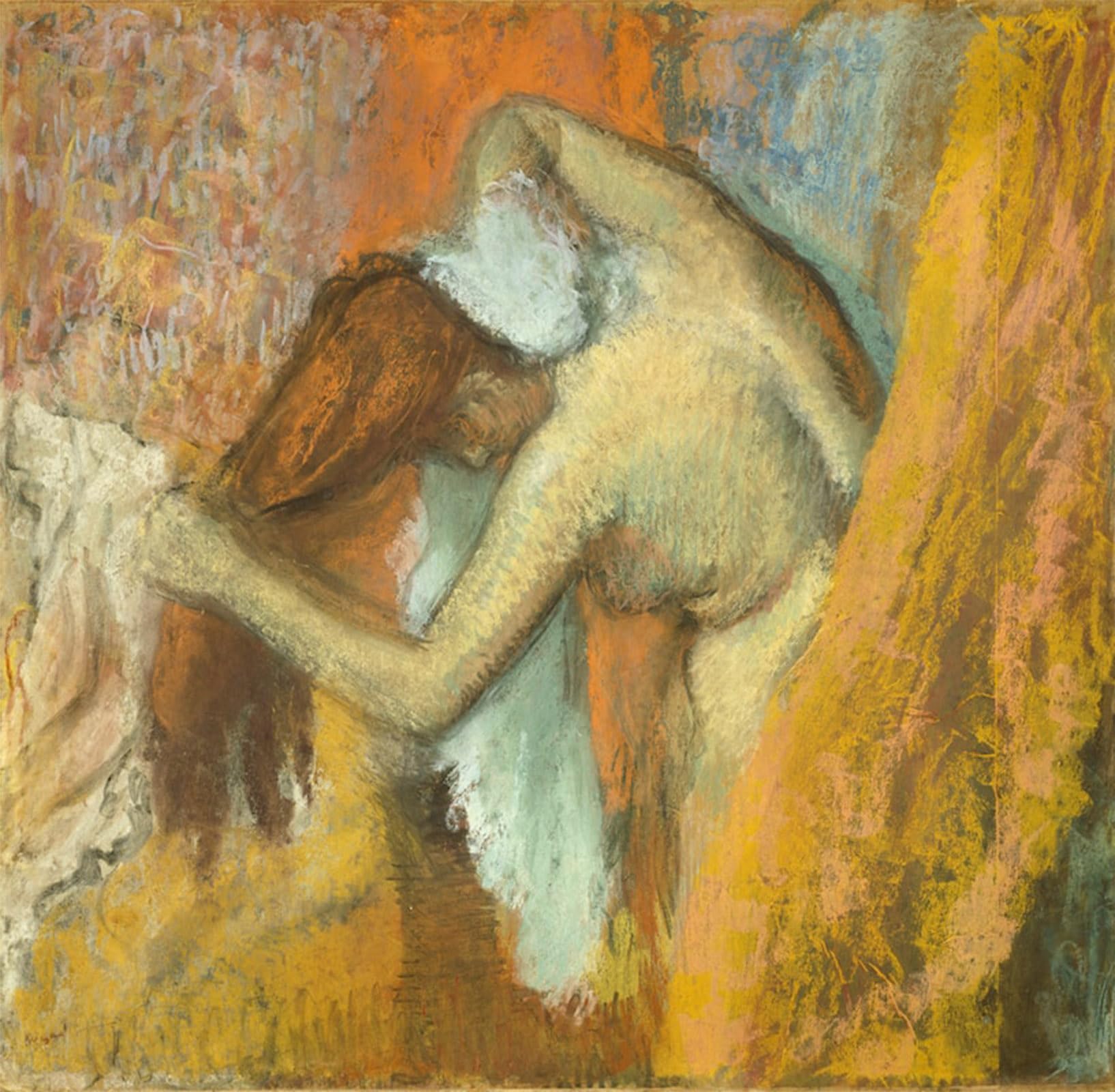 SERENDIPITP Vintage Wall Art Canvas Nordic Poster Canvas Print Picture Woman At Her Toilette Edgar Degas Wall Art Poster for Home Decor 60x90cm