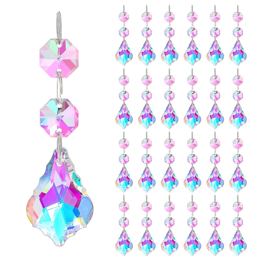 Amazon.com: KANPURA 25pcs 38mm Suncatcher with Crystals