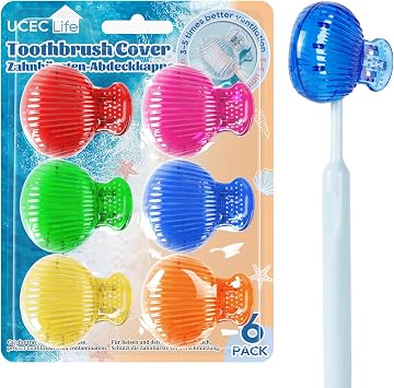 UCEC Travel Toothbrush Head Covers, Toothbrush Cover Caps Case