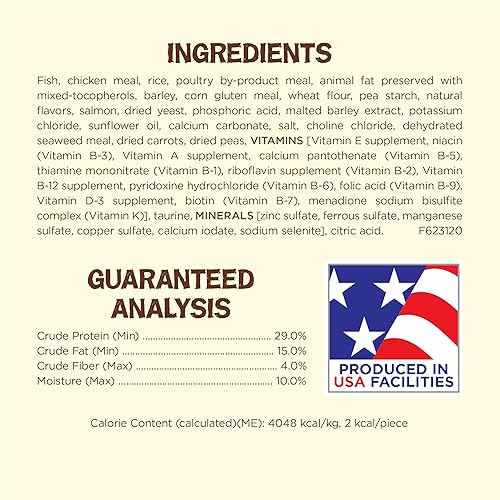 Miniatura 5 de Purina Friskies - Golosinas naturales para gatos, mezcla de delicias naturales con salmón real y vitaminas, minerales y nutrientes, (10) bolsas de