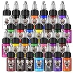 Hawink Tattoo Ink Set 1/2 oz (15ml) 28 Colors Pigment Kit Tattoo Supplies TI203-15-28