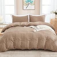 Vista 17 de AveLom - Juego de funda de edredón de sirsaca tamaño California King (104 x 98 pulgadas), 3 piezas (1 funda de edredón + 2 fundas de almohada)