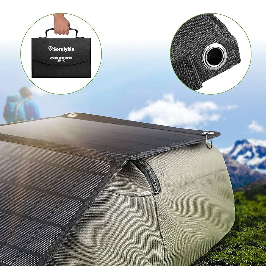 ★Sorulykin 30w携帯用ソーラー充電器 折りたたみ キャンプ 黒色 Amazon | Sorulykin 30w携帯用ソーラー充電器、折りたたみ式