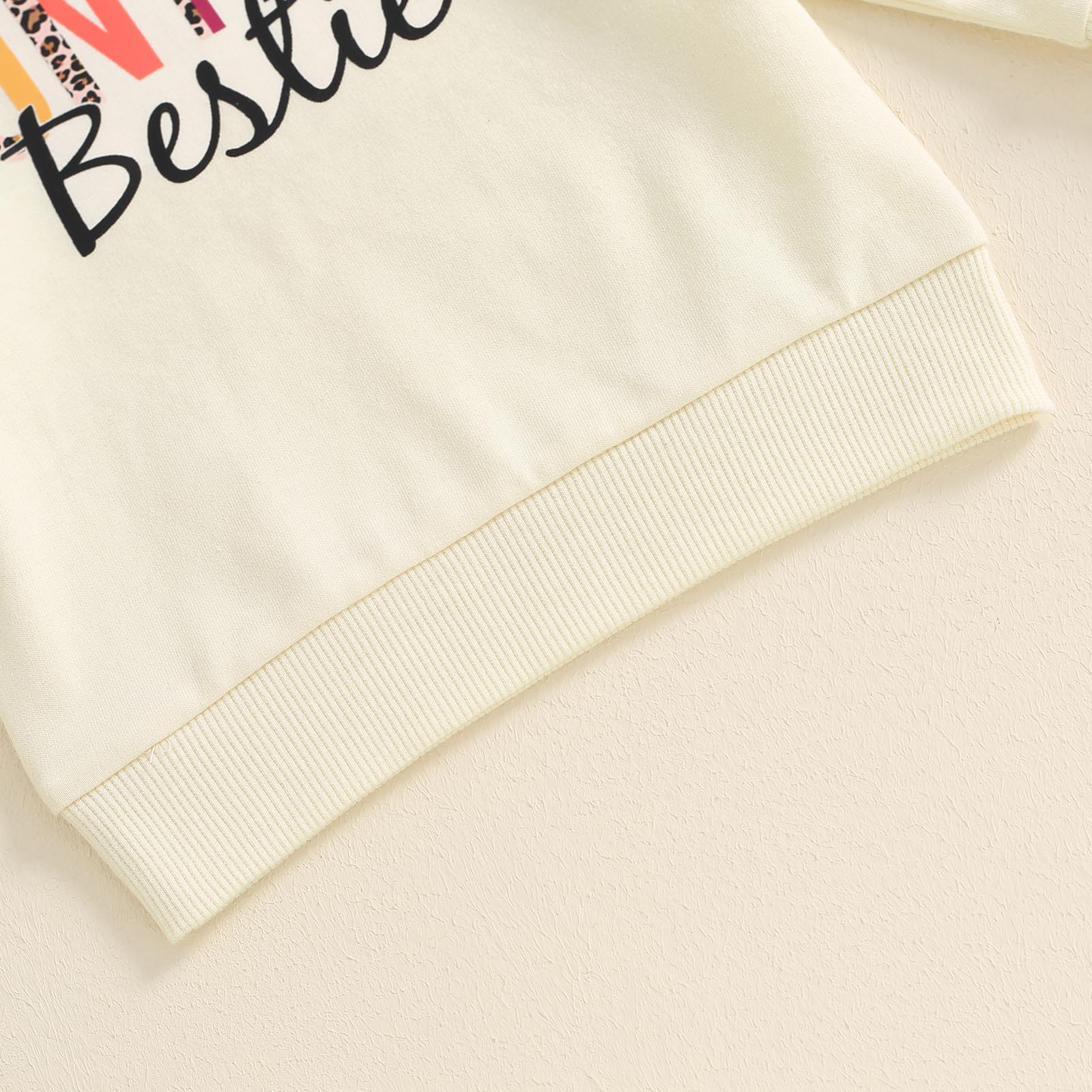 Ropa de bebé niña pequeña sudadera con estampado de tías y cuello redondo para niños, ropa de otoño e invierno