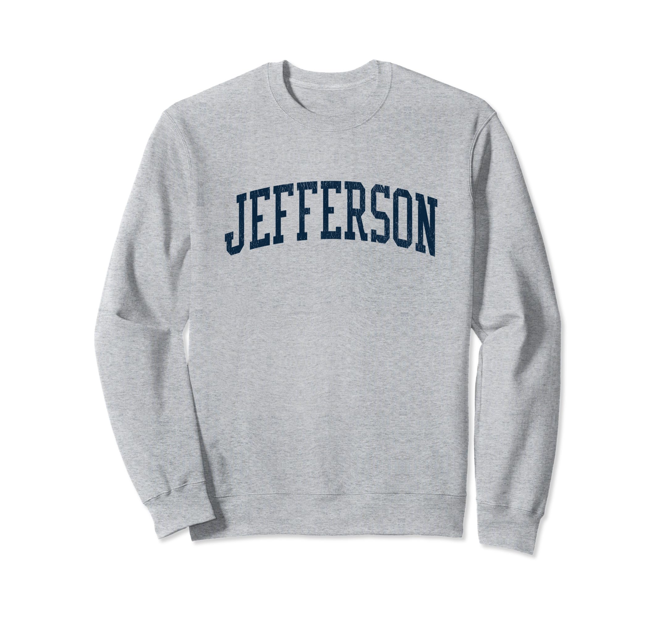 Jim Shorts - Jefferson Pennsylvania T-shirts & TeeJefferson PA Vintage Athletic Sports JSN2 Navy Print Sweatshirt