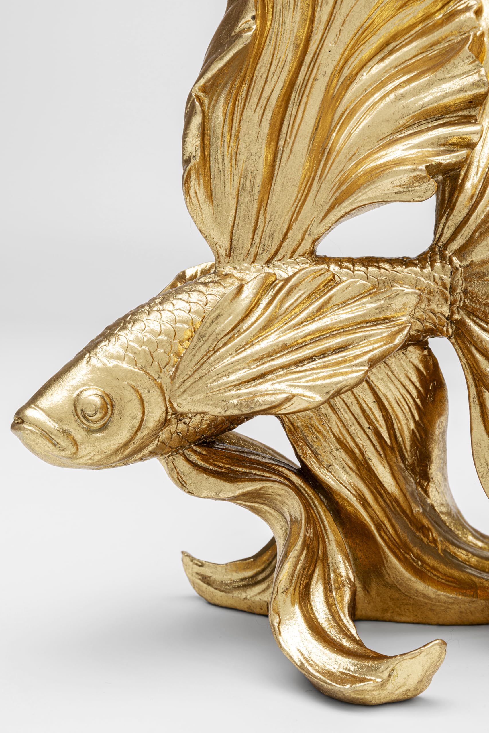 Kare Design figura decorativa Baby Betta, 26 cm | motivo pesce combattente, accessorio mensola, stila Asia elegante, idea regalo, bomboniera