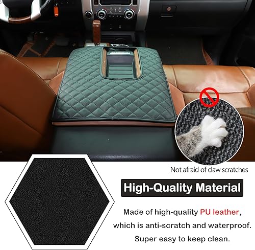 Miniatura 10 de Aunginsy Funda protectora para reposabrazos de automóvil, compatible con