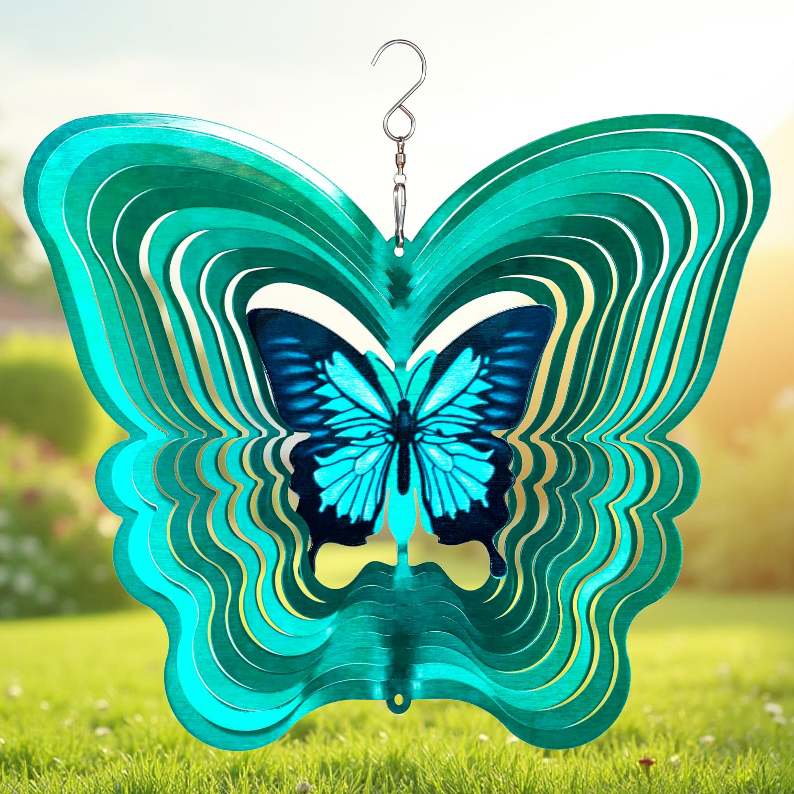 Moulin à vent papillon pour un embellissement de jardin toute l'année