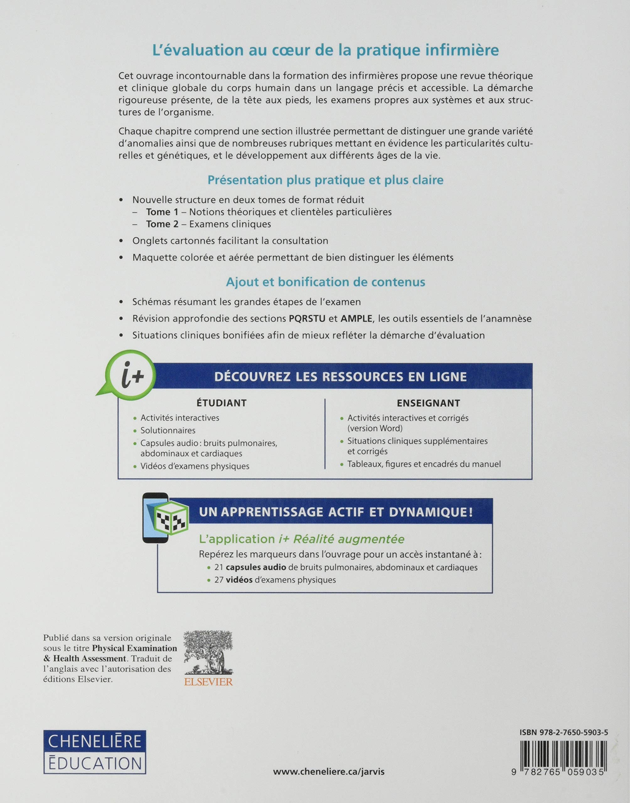 L'examen clinique et l'evaluation de la sante 3e ed