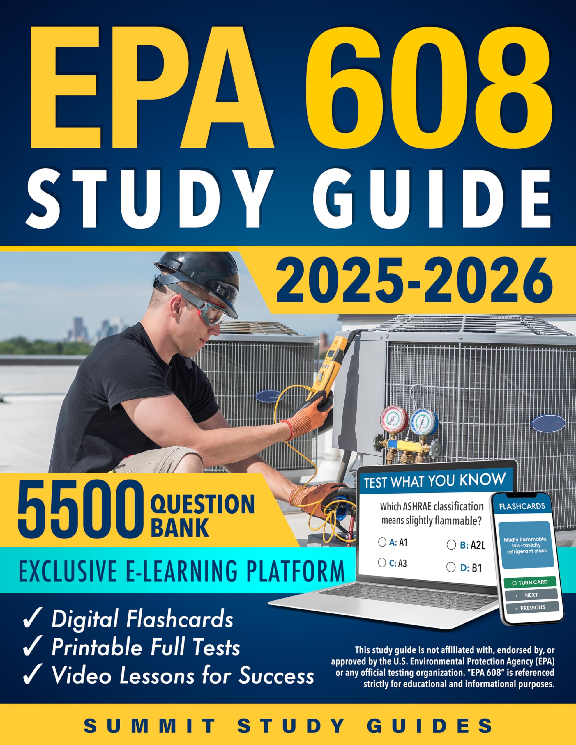EPA 608 Study Guide: Get Ready to Legally Work on HVAC/R Systems with the 28-Day Field-Proven Retention Protocol. Leave Stress Behind and Build Confidence, Even If You Hate Tests or Have No Time.