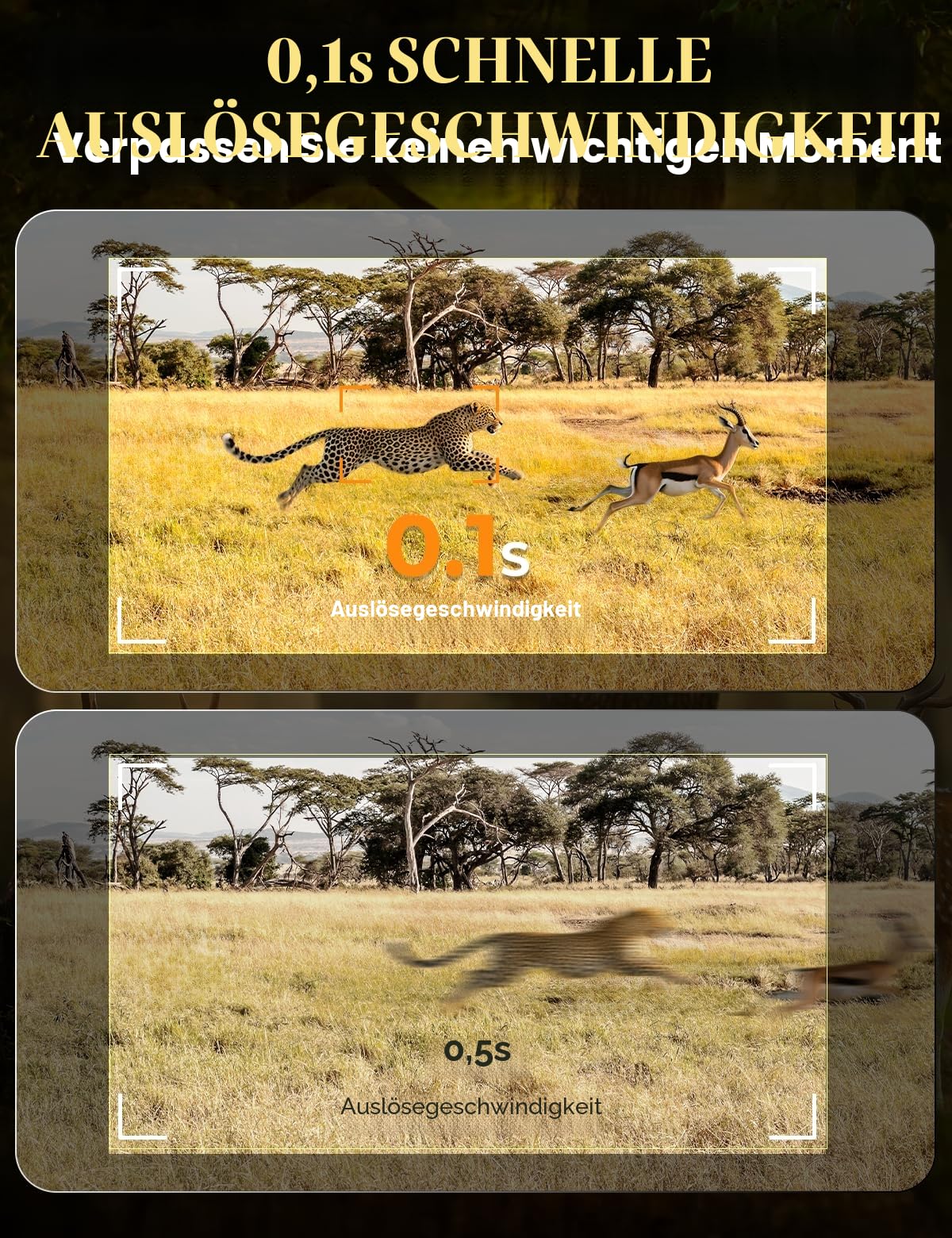 Wildkamera mit Handyübertragung App, 84MP 4K WLAN Wildkamera mit 8 AA-Batterien, 130 ° Weitwinkel Wildtierkamera mit Bewegungsmelder Nachtsicht, 32GB Speicherkarte, IP66 Wasserdicht