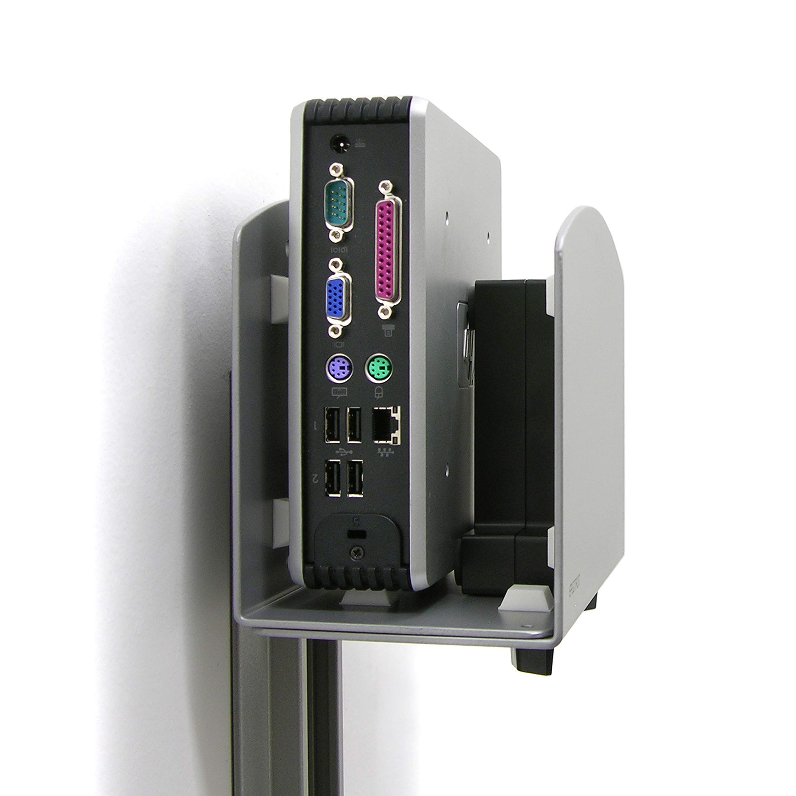 Ergotron Vertical Universal CPU Holder Halterung für Systemeinheit Silber