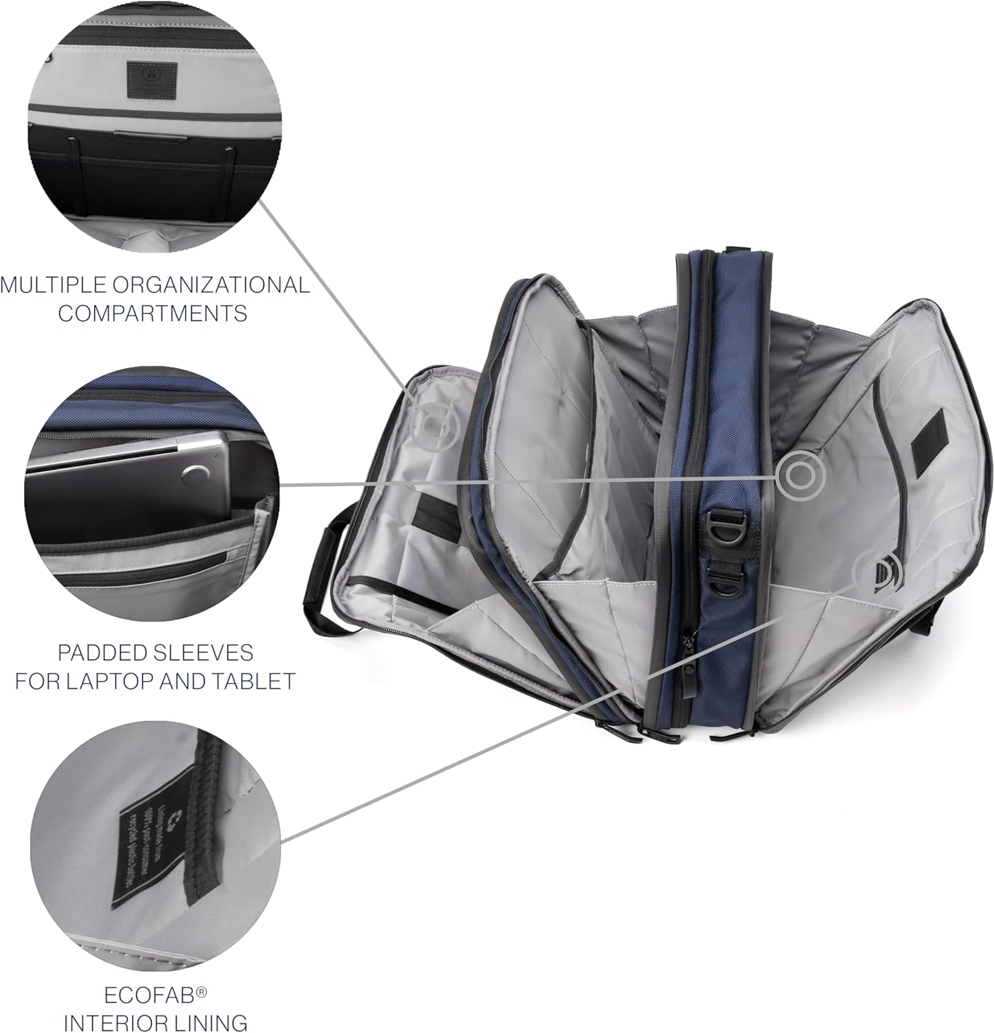 Travelpro Altitude Full Expansion Brief, Business Bag, 16 Inch Laptop, Work, Travel, Water Resistant, Men and - Image 4