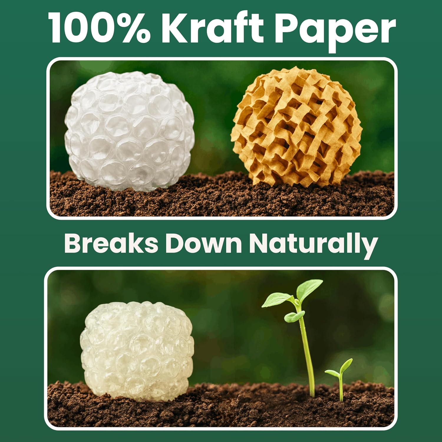 Honeycomb Packing Paper 12" x 230ft Roll, Expandable Bubble Cushioning Wrap for Packing & Moving, Packaging Supplies for Small Businesses, Eco Friendly Protective Shipping Material image 4