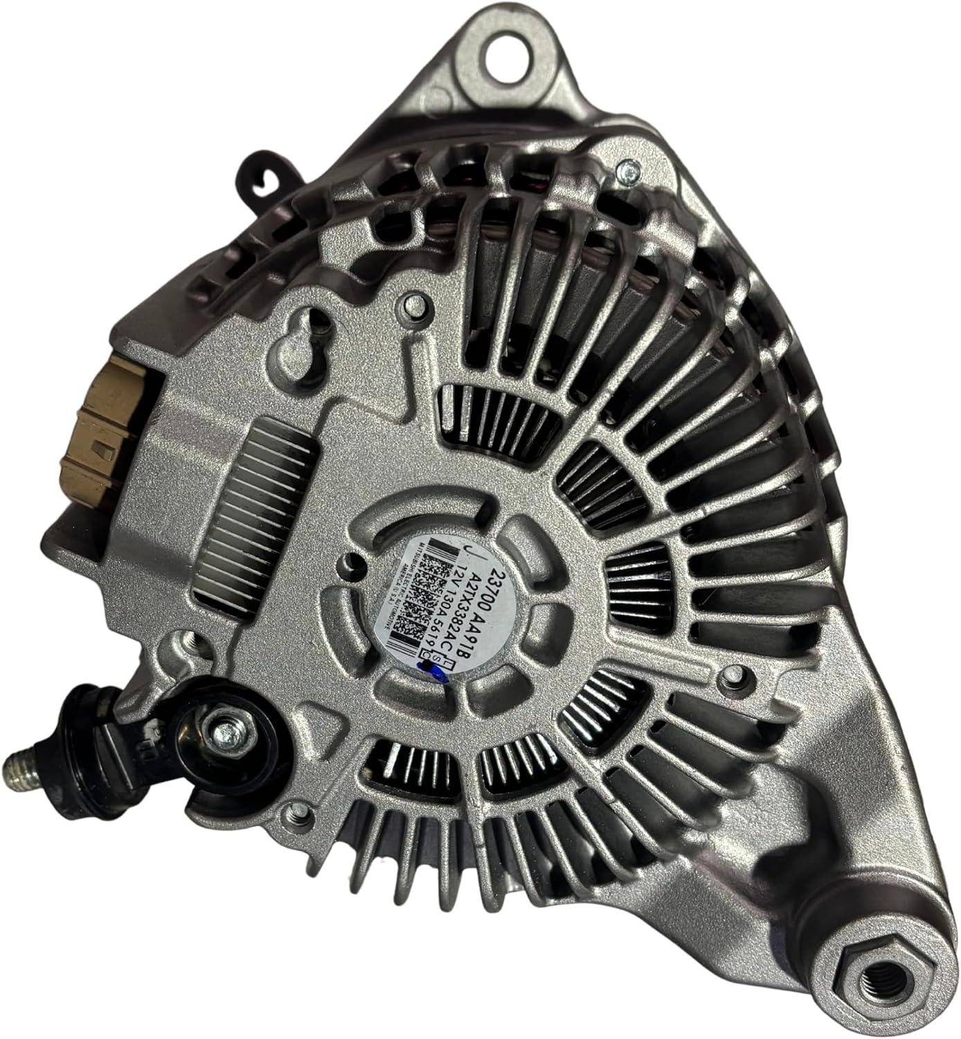 SB Parts 130A Replacement Alternator for Subaru (Rotation CW SD6 Pulley)
