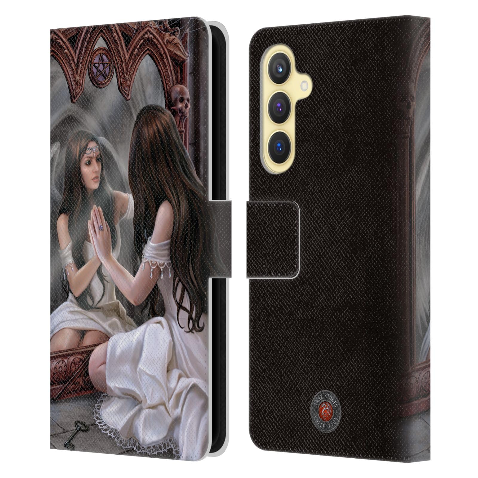 Carcasa Samsung S23 FE 5G funda libro de cuero con solapa magn&eacute;tica 7